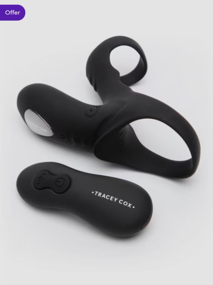 Tracey Cox EDGE Rechargeable Remote Control Penis Sleeve & Clitoral Stimulator